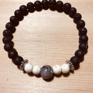 Lava Stone Essential Oil Diffuser Bracelet